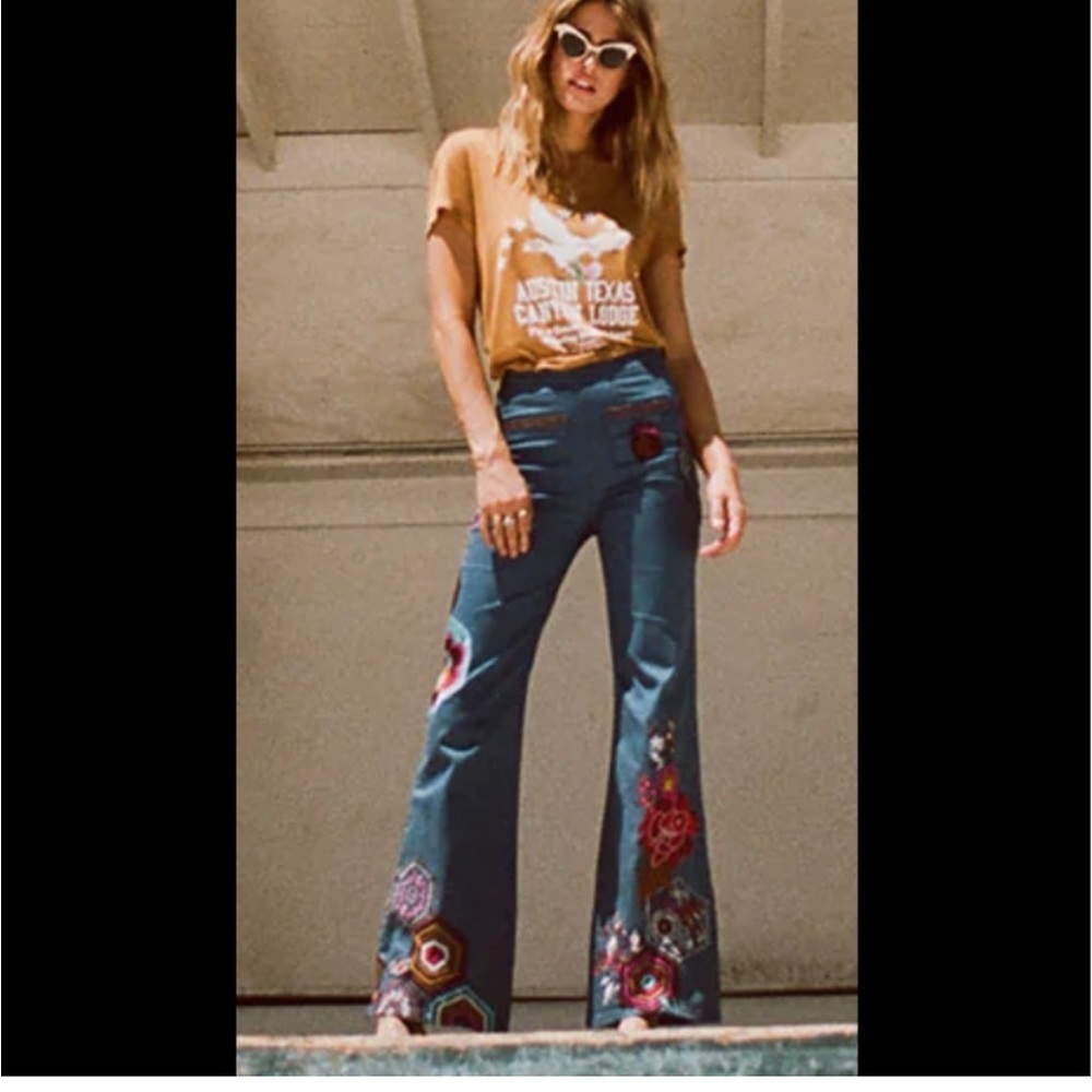 Spell Jeans Flower Child Jeans Size Small